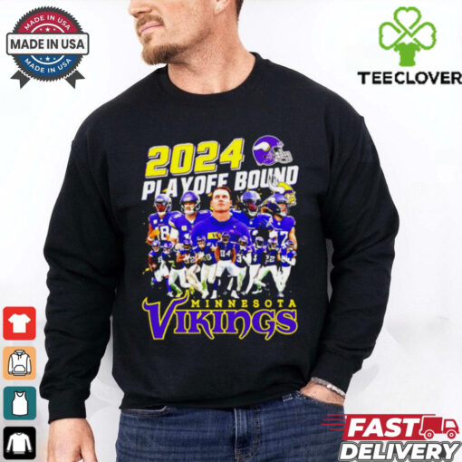 Minnesota Vikings 2024 Playoff Clinched Skol Vikings shirt