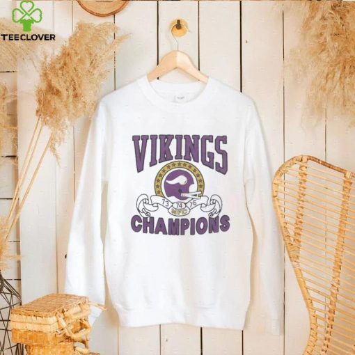 Minnesota Vikings 3 Time NFC Champions shirt