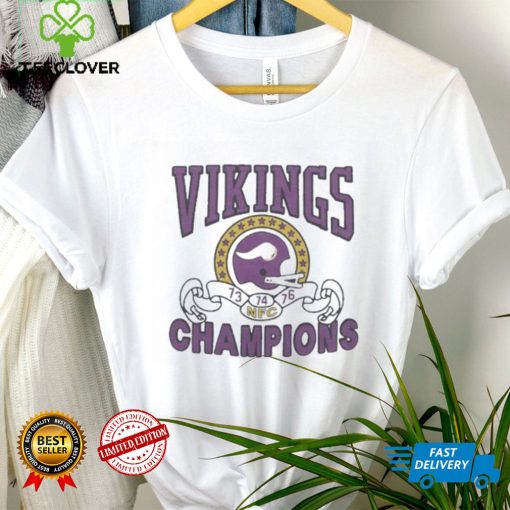 Minnesota Vikings 3 Time NFC Champions shirt