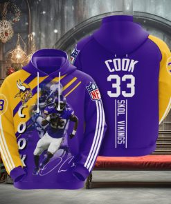 Minnesota Vikings 3D Printed Hoodie Ver 40