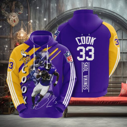 Minnesota Vikings 3D Printed Hoodie Ver 40