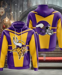 Minnesota Vikings 3D Printed Hoodie