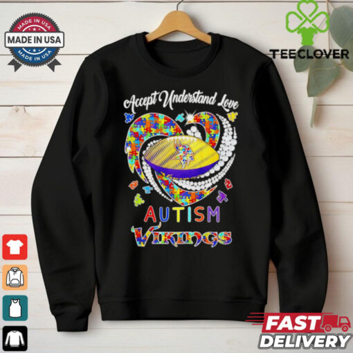 Minnesota Vikings Accept understand love Autism Vikings shirt
