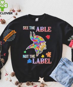 Minnesota Vikings Autism See The Able Not The Label Shirt