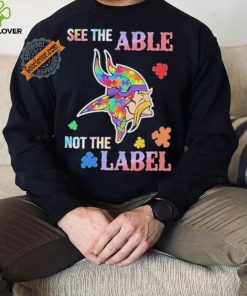 Minnesota Vikings Autism See The Able Not The Label Shirt