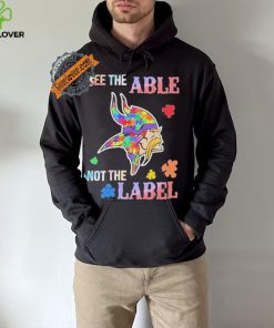 Minnesota Vikings Autism See The Able Not The Label Shirt