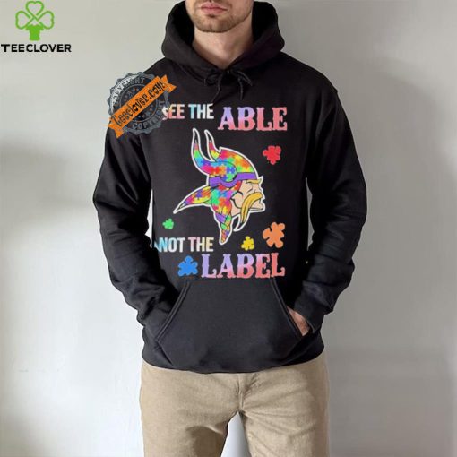 Minnesota Vikings Autism See The Able Not The Label Shirt