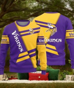 Minnesota Vikings NFL Big Logo Ugly Christmas Sweater Gift For