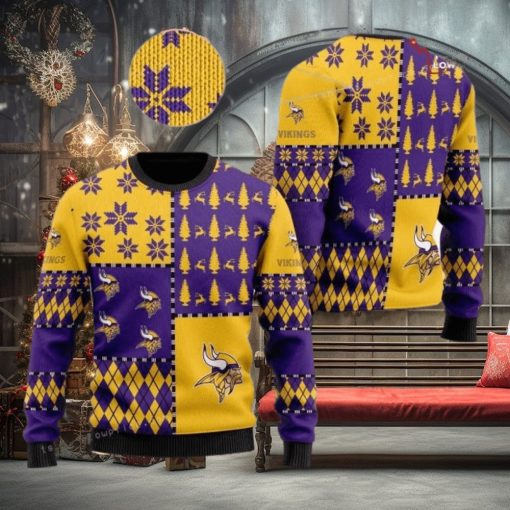 Minnesota Vikings Best Christmas Gift For Vikings Fans Womens Ugly Sweater