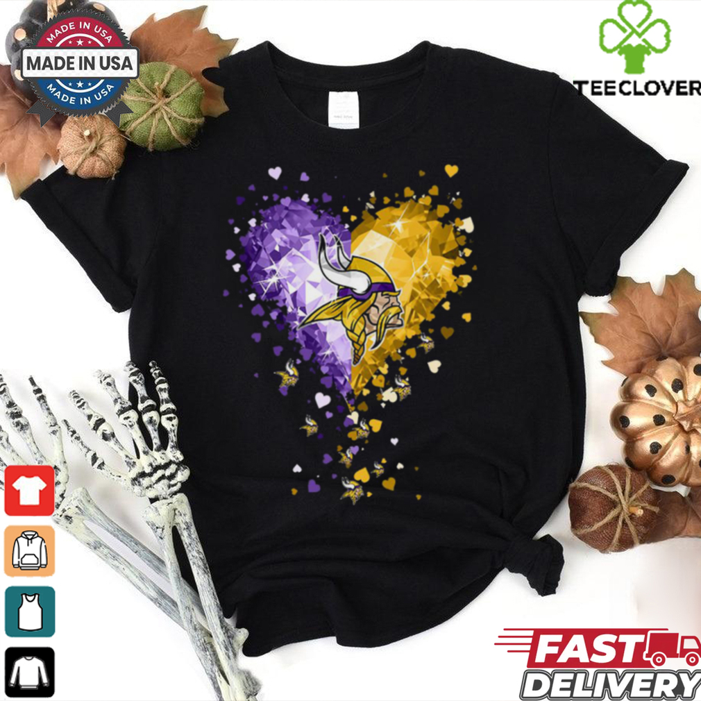Minnesota Vikings Broken Heart Shirt Minnesota Vikings Broken Heart Shirt