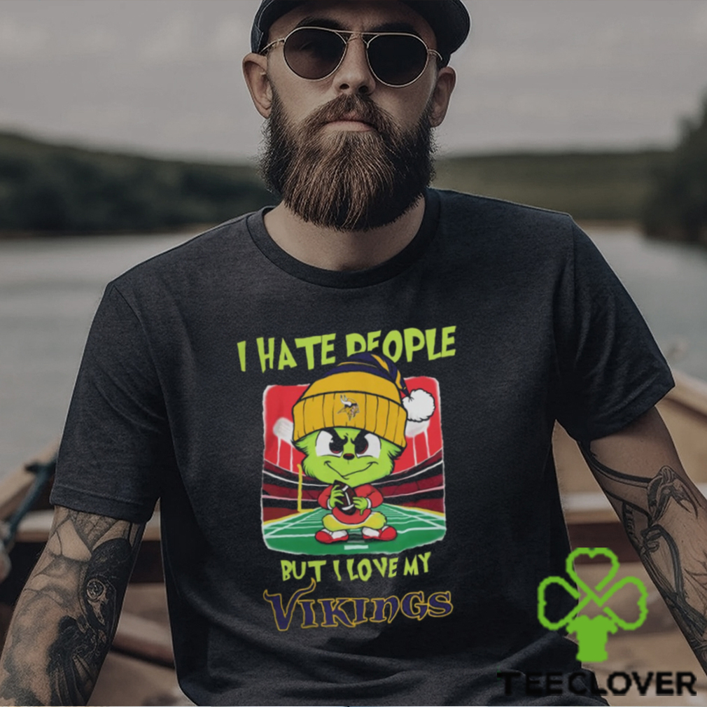 Minnesota Vikings Christmas Merch Santa Grinch Chibi I Hate People But I Love My Minnesota Vikings Christmas Shirt Minnesota Vikings Christmas Merch Santa Grinch Chibi I Hate People But I Love My Minnesota Vikings Christmas Shirt