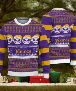 Minnesota Vikings Christmas Reindeer Pattern Ugly Sweater For Men Women