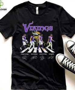 Minnesota Vikings City Patrick Peterson Eric Kendricks Justin Jefferson And Dalvin Cook Abbey Road Signatures Shirt