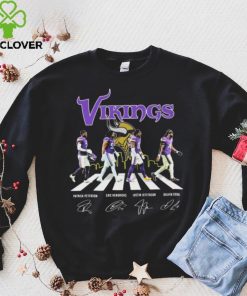 Minnesota Vikings City Patrick Peterson Eric Kendricks Justin Jefferson And Dalvin Cook Abbey Road Signatures Shirt