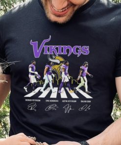 Minnesota Vikings City Patrick Peterson Eric Kendricks Justin Jefferson And Dalvin Cook Abbey Road Signatures Shirt