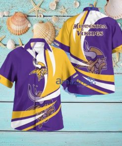 Minnesota Vikings Classic Fashion Button Up Hawaiian Shirt