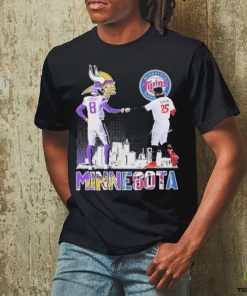 Minnesota Vikings Cousins And Twins Buxton Signatures Shirt