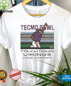 Minnesota Vikings Cris Carter Tecmo Bowl Touch Down shirt