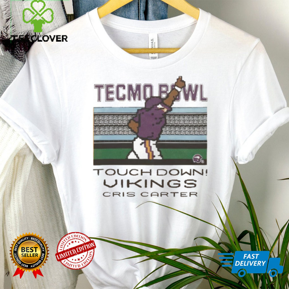 Minnesota Vikings Cris Carter Tecmo Bowl Touch Down shirt Minnesota Vikings Cris Carter Tecmo Bowl Touch Down shirt