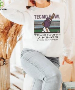 Minnesota Vikings Cris Carter Tecmo Bowl Touch Down shirt