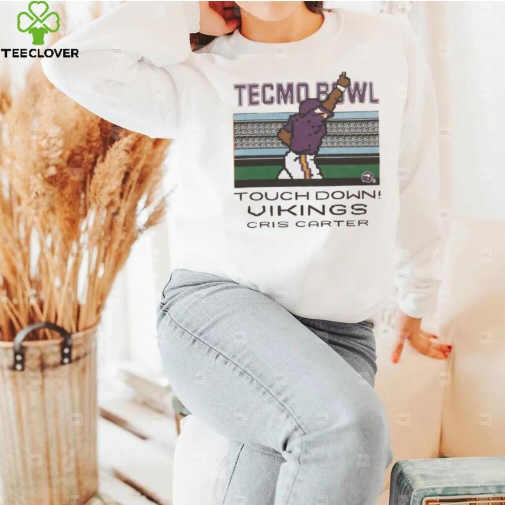 Minnesota Vikings Cris Carter Tecmo Bowl Touch Down shirt Minnesota Vikings Cris Carter Tecmo Bowl Touch Down shirt