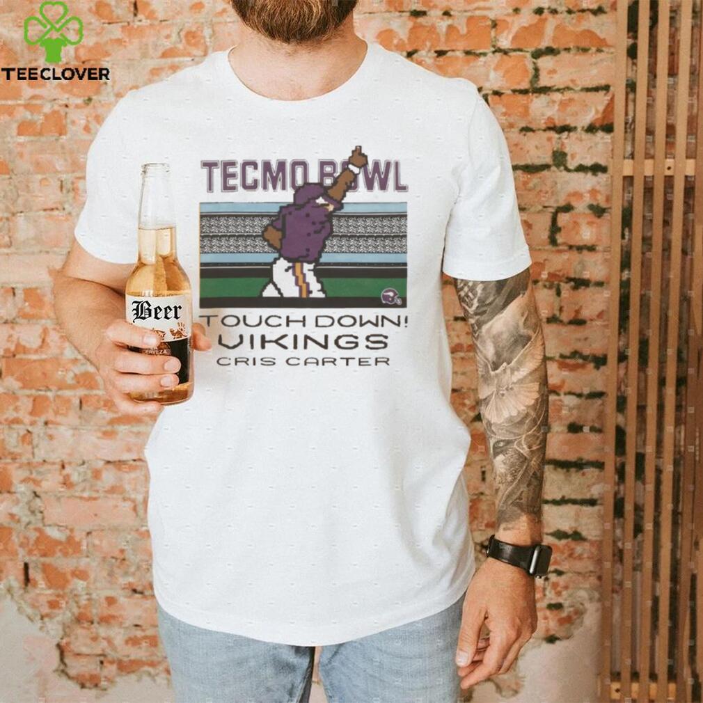 Minnesota Vikings Cris Carter Tecmo Bowl Touch Down shirt Minnesota Vikings Cris Carter Tecmo Bowl Touch Down shirt