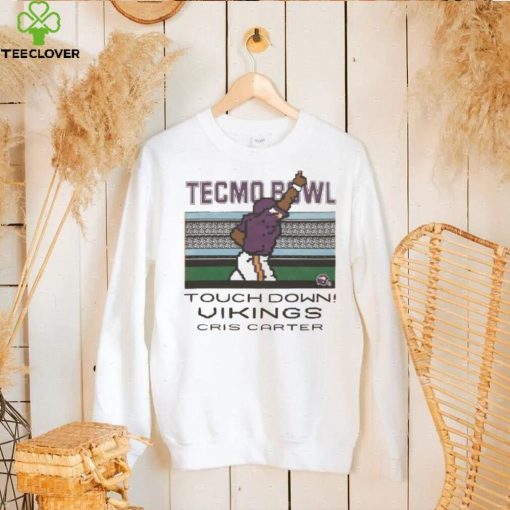 Minnesota Vikings Cris Carter Tecmo Bowl Touch Down shirt