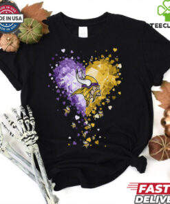 Minnesota Vikings Crystal Heart Shirt