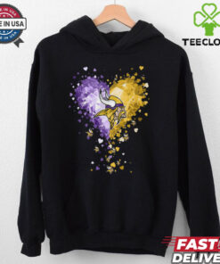 Minnesota Vikings Crystal Heart Shirt