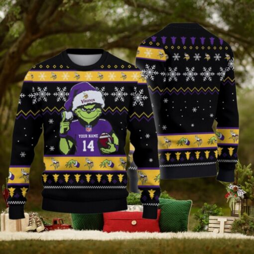Minnesota Vikings Custom Chrismas Ugly Sweater