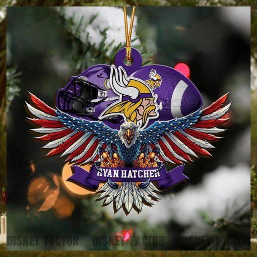 Minnesota Vikings Decorations, Eagles Christmas Ornaments