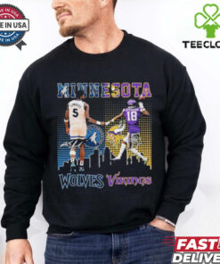 Minnesota Vikings Edwards And Minnesota Timberwolves Jefferson Signature Shirt