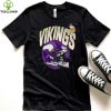 Minnesota Vikings End Around Helmet Graphic T Shirt