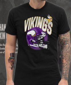 Minnesota Vikings End Around Helmet Graphic T Shirt