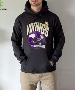 Minnesota Vikings End Around Helmet Graphic T Shirt