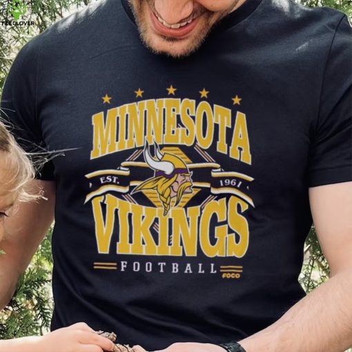 Minnesota Vikings Established Banner T Shirt