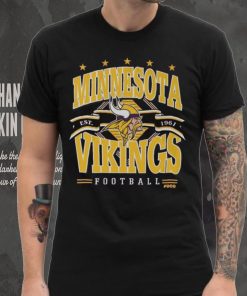 Minnesota Vikings Established Banner T Shirt