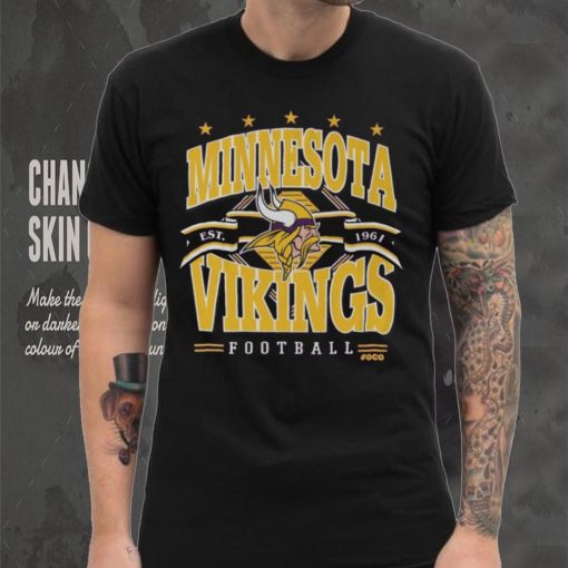 Minnesota Vikings Established Banner T Shirt