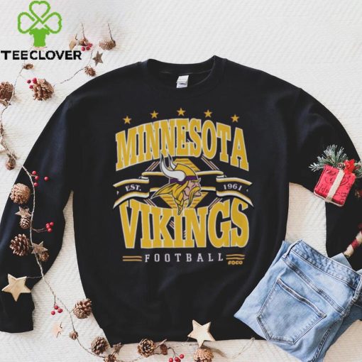 Minnesota Vikings Established Banner T Shirt