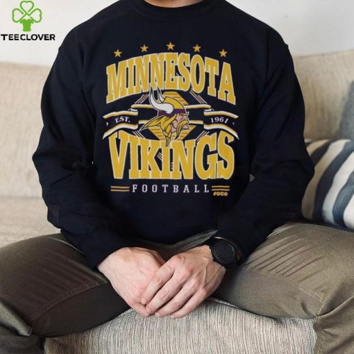 Minnesota Vikings Established Banner T Shirt