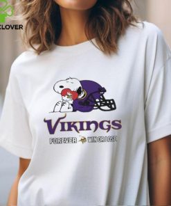 Minnesota Vikings Football Peanuts Movie Snoopy Forever Win Or Lose T Shirt