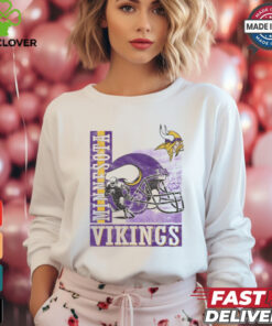 Minnesota Vikings Helmet Dash T Shirt