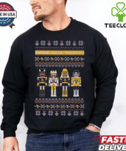 Minnesota Vikings Holiday Nutcracker Sweater T Shirt 1 Minnesota Vikings Holiday Nutcracker Sweater T Shirt