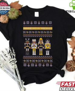 Minnesota Vikings Holiday Nutcracker Sweater T Shirt 3 Minnesota Vikings Holiday Nutcracker Sweater T Shirt