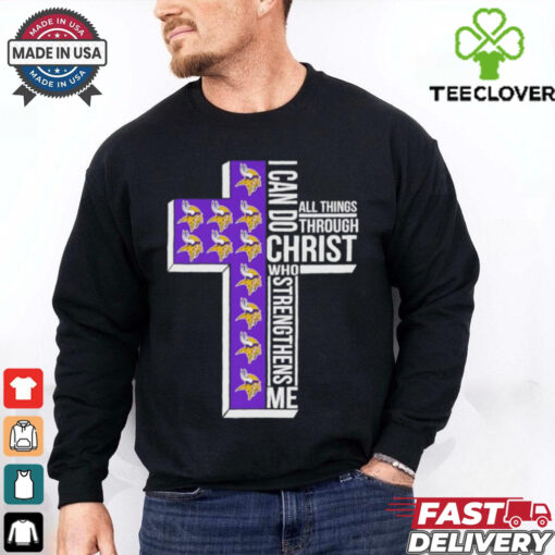 Minnesota Vikings I can do all things through Christ shirt