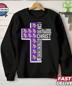 Minnesota Vikings I can do all things through Christ shirt