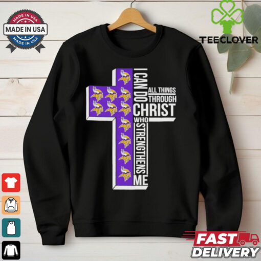 Minnesota Vikings I can do all things through Christ shirt