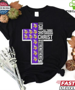 Minnesota Vikings I can do all things through Christ shirt