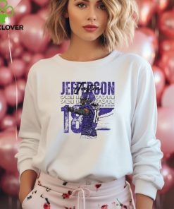 Minnesota Vikings Justin Jefferson 18 wide receiver hoodie, sweater, longsleeve, shirt v-neck, t-shirt