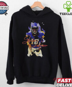 Minnesota Vikings Justin Jefferson Graphic 90s Retro shirt